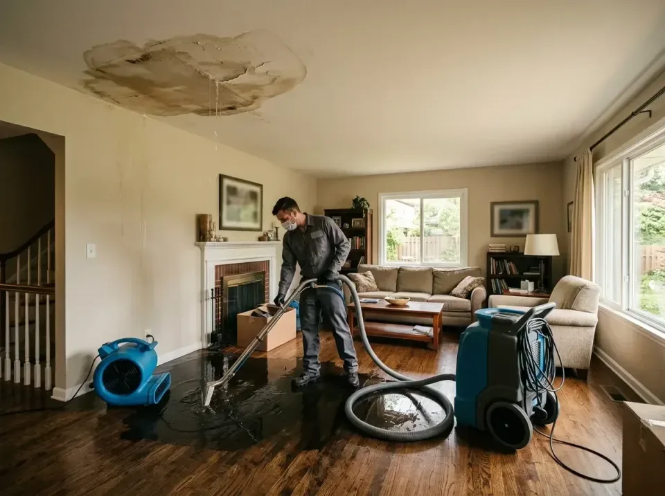 attic-pipe-burst-ceiling-drip-008 — frequently asked questions, Water Damage Restoration & Carpet Care in Lebanon, OR